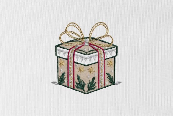 Christmas Gift Box Embroidery Design Review