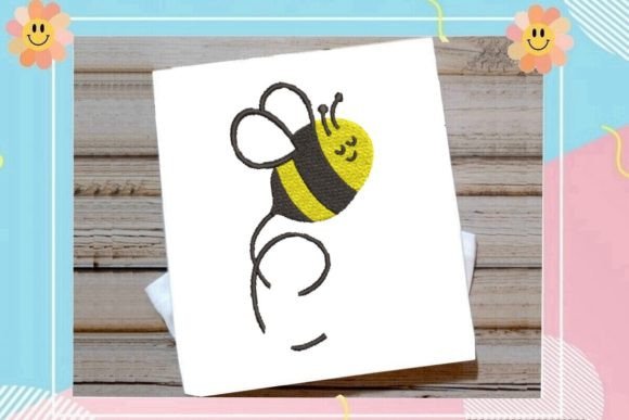 Cute Bee Embroidery Review for Boutique Sweatshirts