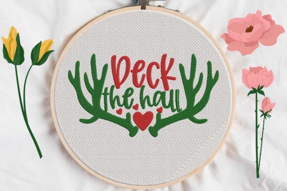 Deck the Hall Embroidery