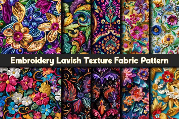Embroidery Lavish Texture Fabric Pattern Review