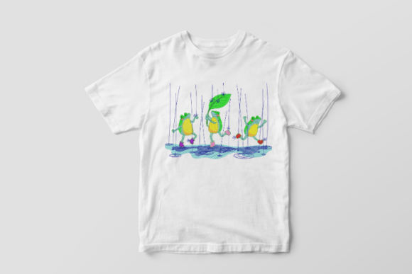 Frogs Embroidery Design Collection