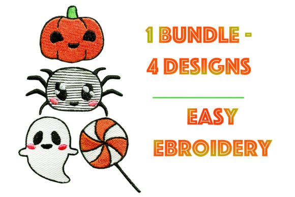 Halloween Machine Embroidery Bundle