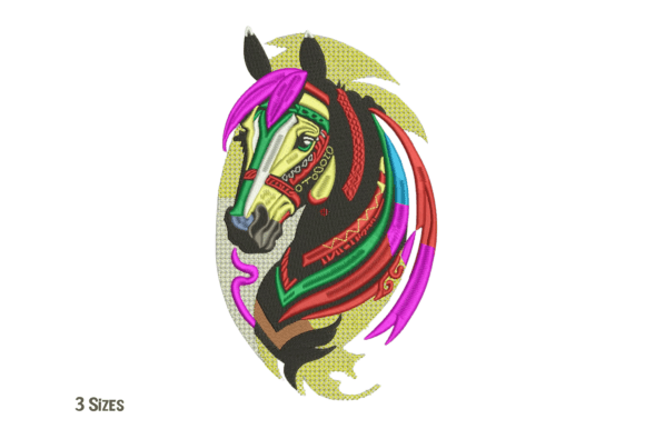 Horse Embroidery Design