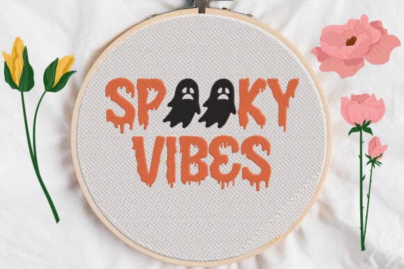 Spooky Vibes Embroidery
