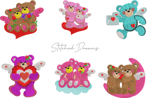 Teddy Bear Collection Embroidery Design