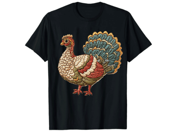 Turkey Thanksgiving Funny Embroidery Review
